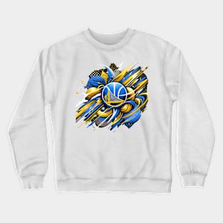 NBA Golden State Warriors Design Crewneck Sweatshirt